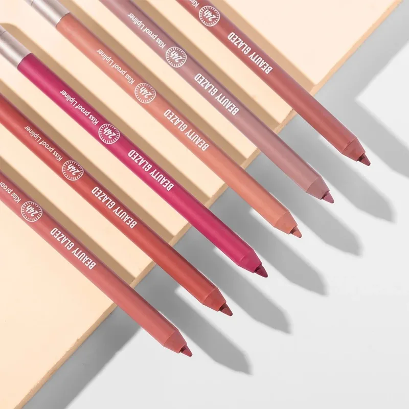 10 Colors Lip Liner Waterproof, Sweatproof, Matte Multi-Color Correcting Lip Pencil Plumping Cosmetics