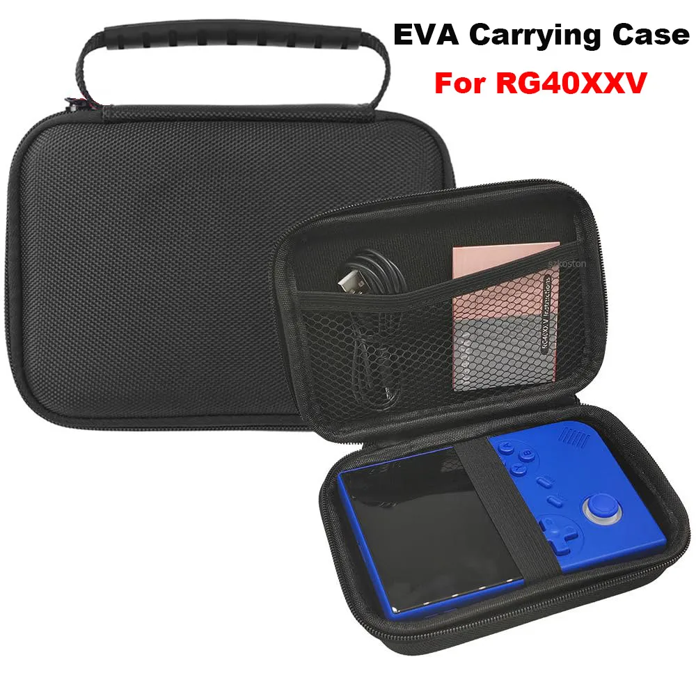 Étui de voyage EVA portable pour console Anbernic RG40XXV rangement accessoires boîte transport rigide