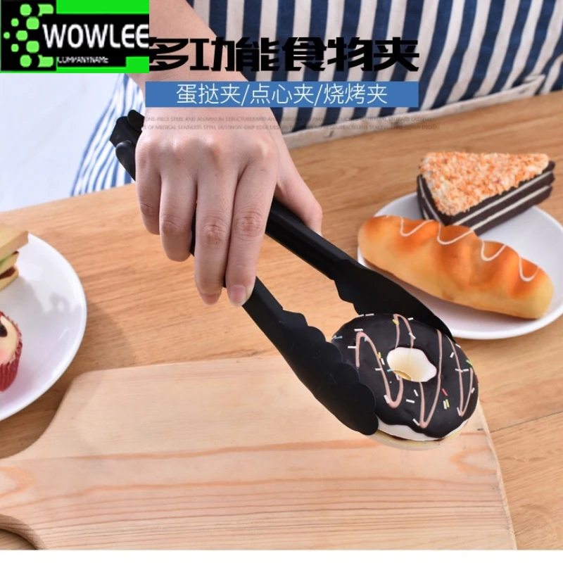 Stainless Steel Food Tongs, Barbecue, Bread, Salad, Cook, Party, Buffet Clip, Kitchen Accessories, 9 ", 12", 14 ", 1Pc