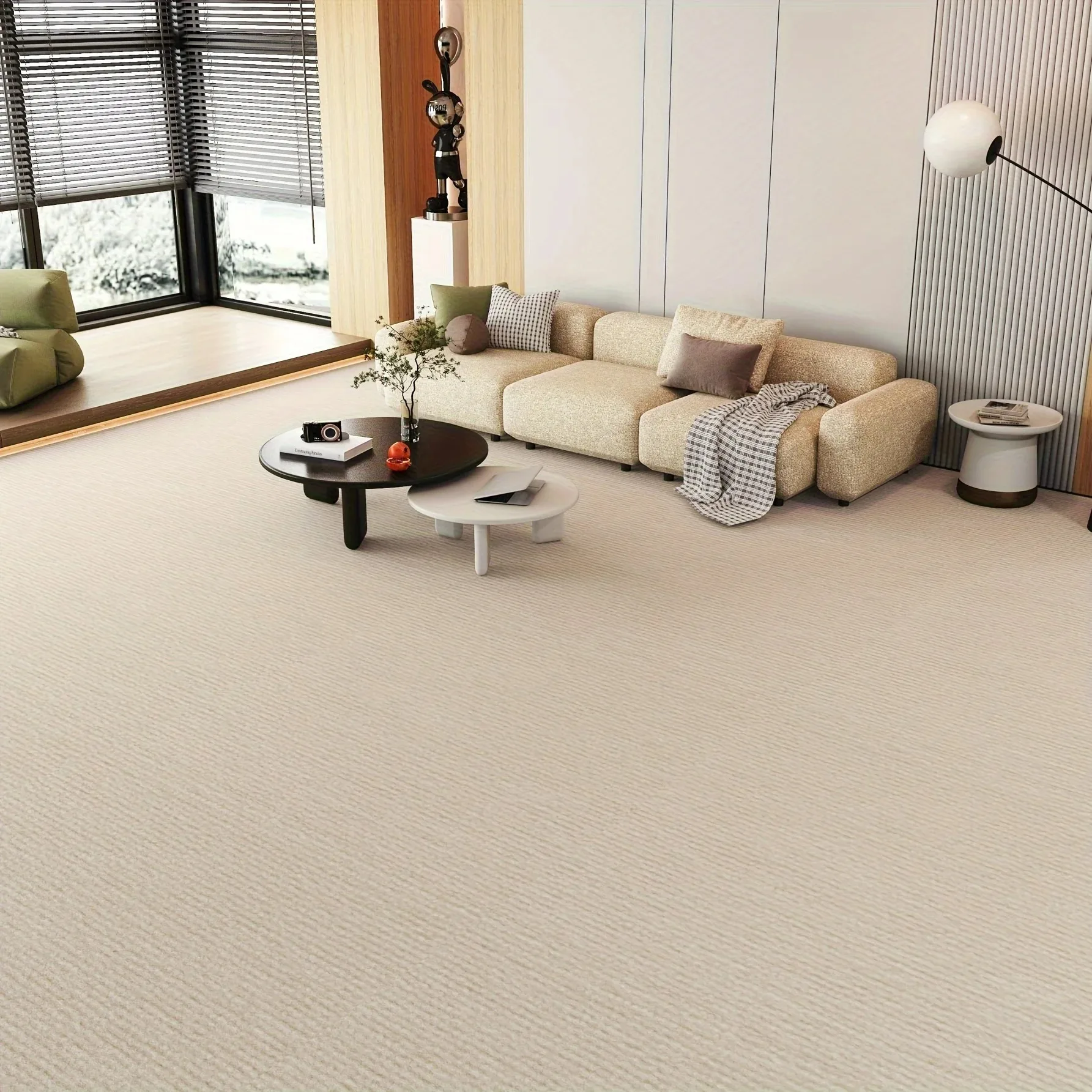 Floor Mat Self-adhesive Carpet Living Room Kitchen Bedroom Bathroom Staircase Rug Water Uptake Home Decor