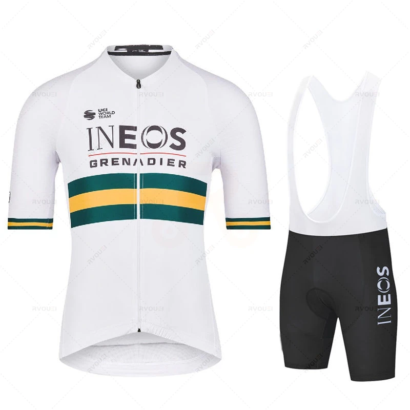 Limited Edition: Filippo Ganna Hour Record Bioracer Icon Cycling Jersey Set Summer Bicycle Suit Clothes Ineos Maillot Ciclismo 5