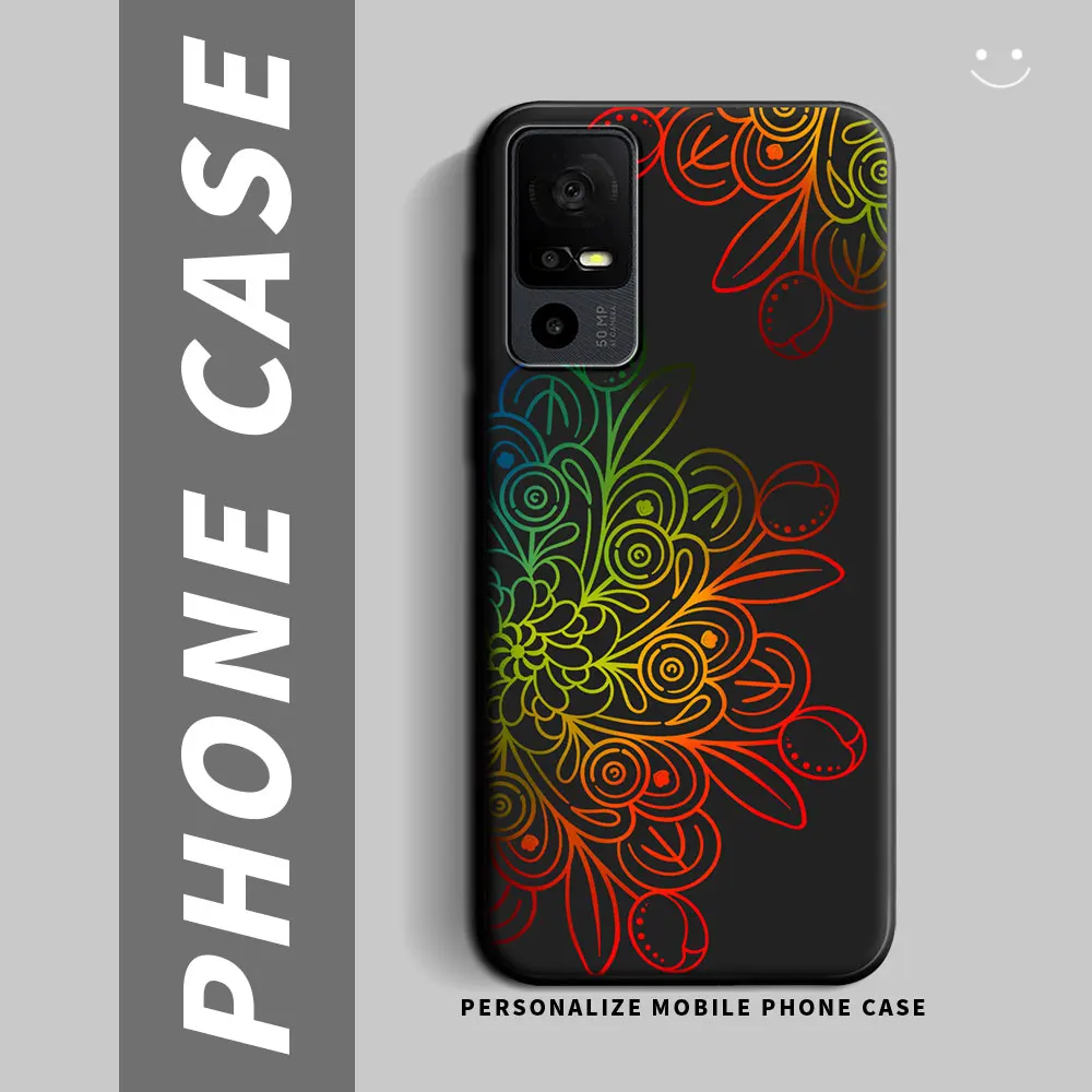 Shockproof Silicone Soft TPU Phone Case - Fashionable Back Cover