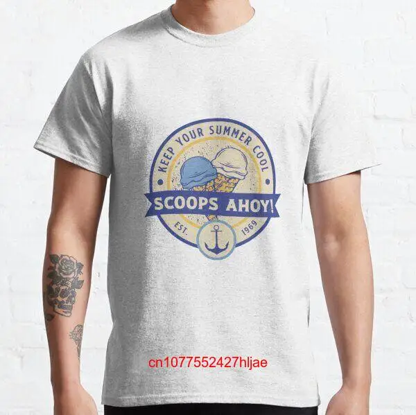 Классическая футболка Scoops ahoy с длинным или коротким рукавом