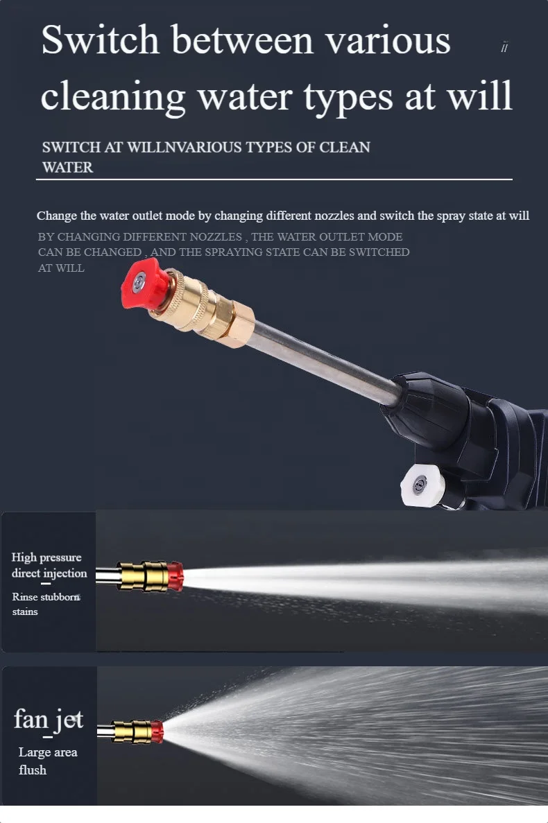Hot Selling Car Washing Pump High Pressure Wireless Washer Cleaner