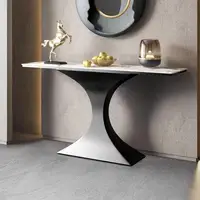 Table Console esthétique entrées modernes Table minimaliste rangement Unique Mesita Recibidor De Entrada meubles De salon 2