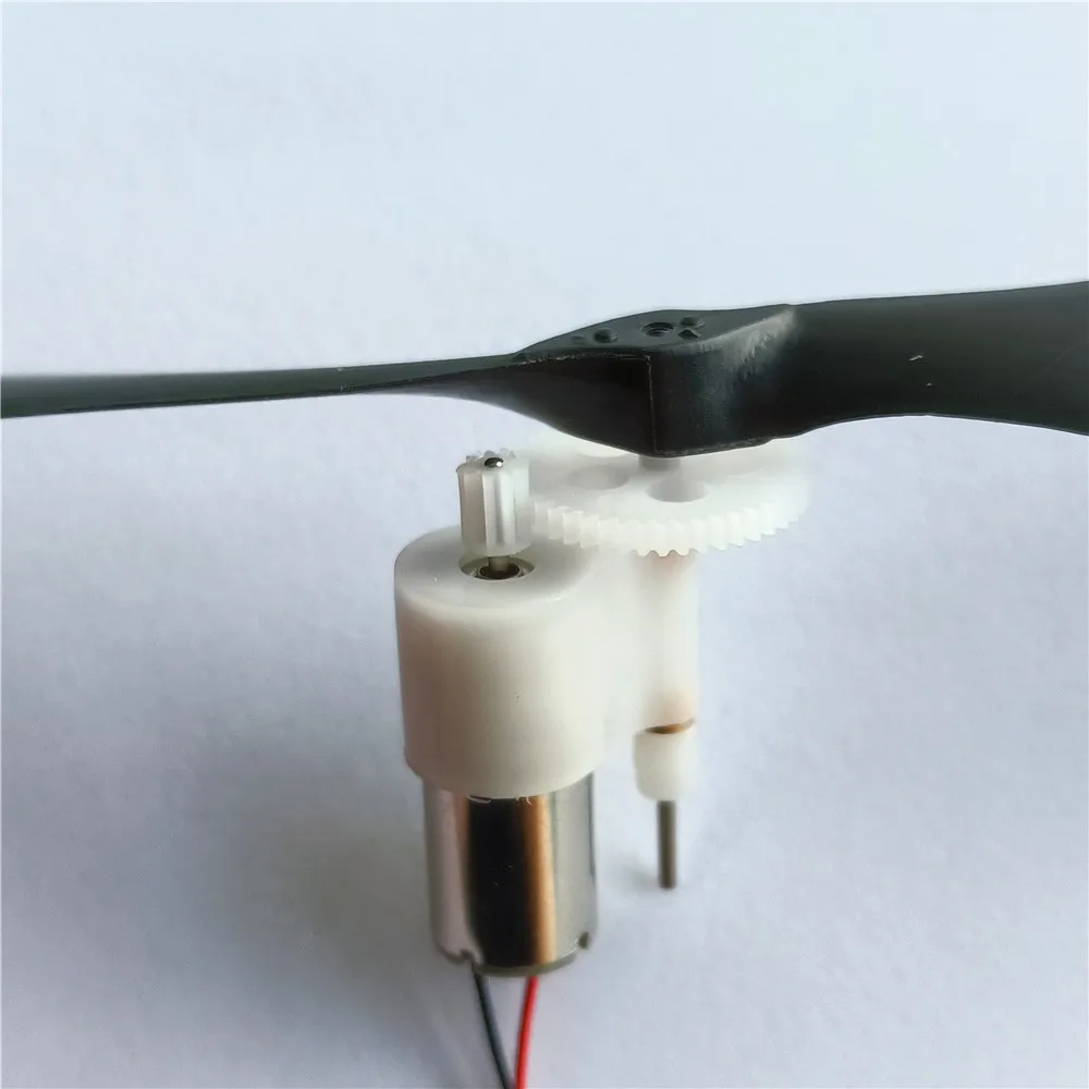 1 세트 3.7V 모델 비행기 마이크로 8520 코어리스 DC 모터 프로펠러 기어 감속 기어 박스 DIY 헬리콥터 UAV RC 드론 드롭 배송