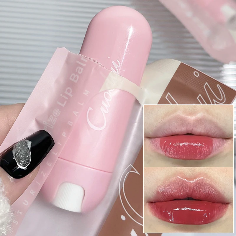 

Temperature Change Color Lip Balm Moisturizing Waterproof Lasting Colored Lipstick Reduce Lip Lines Lips Care Makeup Cosmetics