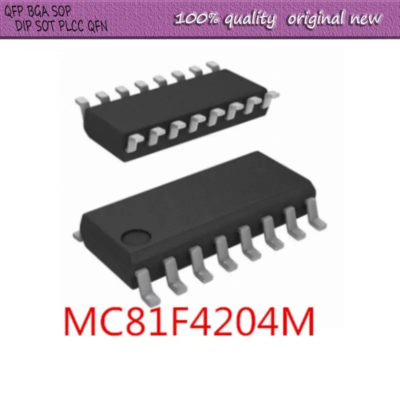 

NEW 5PCS/LOT MC81F4204M MC81F4204 SOP-16