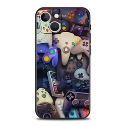 Retro Game Controller Shockproof Silicone Phone Case - iPhone 14 (A1)