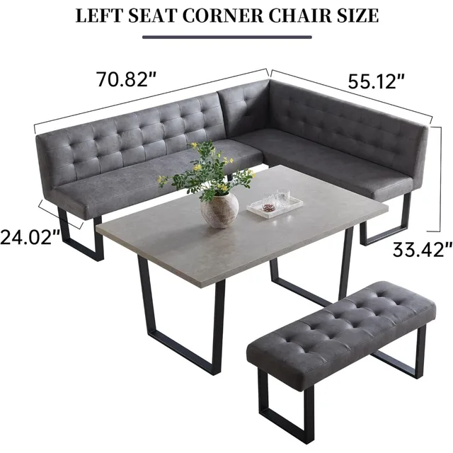 3-Piece Dining Table Set 3