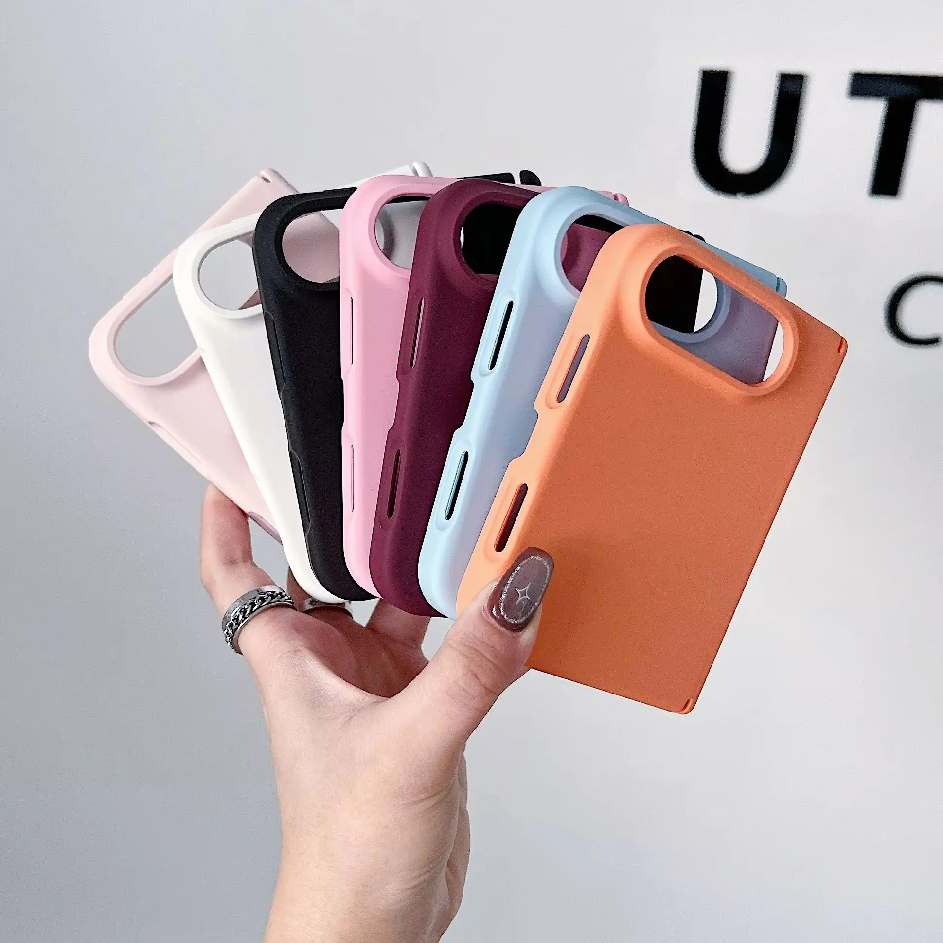 Matte Silicone Shockproof Phone Cover with Magsafe Magnetic Feature