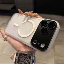 Magnetic Luxury Matte Translucent Shockproof Phone Case with Magsafe Compatibility - iPhone 17 Pro Max (Beige)