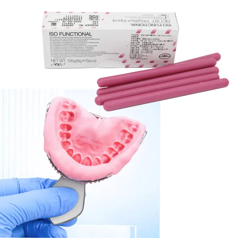 15PcsDentalDentureImpressionMaterialISOFunctionalThermoPlastic