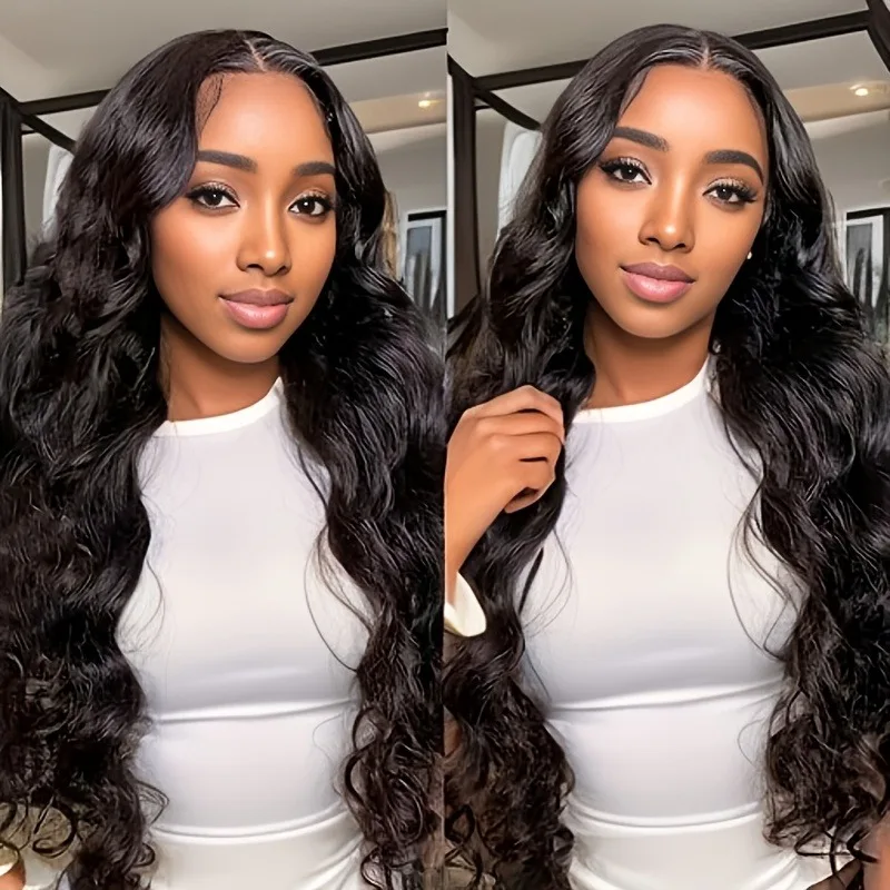 Body Wave Lace Front Human Hair Wigs 200 Density 13x4 Glueless Body Wave Human Hair Wigs For Woman 13x6 HD Lace Human Hair Wig 2