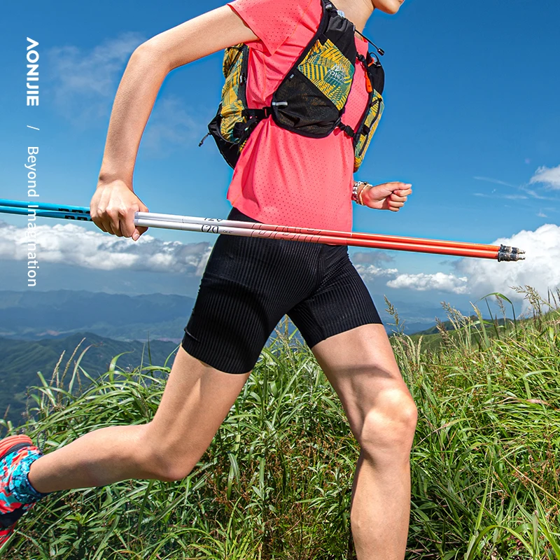 AONIJIE FW5183 Athletic tight shorts for women Breathable, quick-drying sports leggings for running marathon cycling yoga