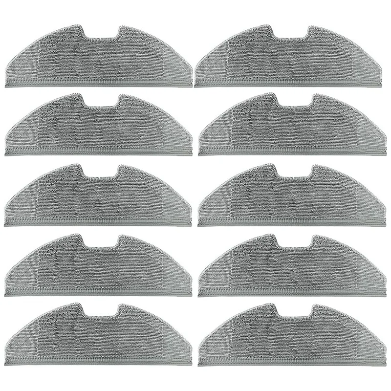 

10 Pack Microfiber Mop Cloth Pads For Eufy Robovac G10 G30 Hybrid Vacuum Cleaner Replacement Part