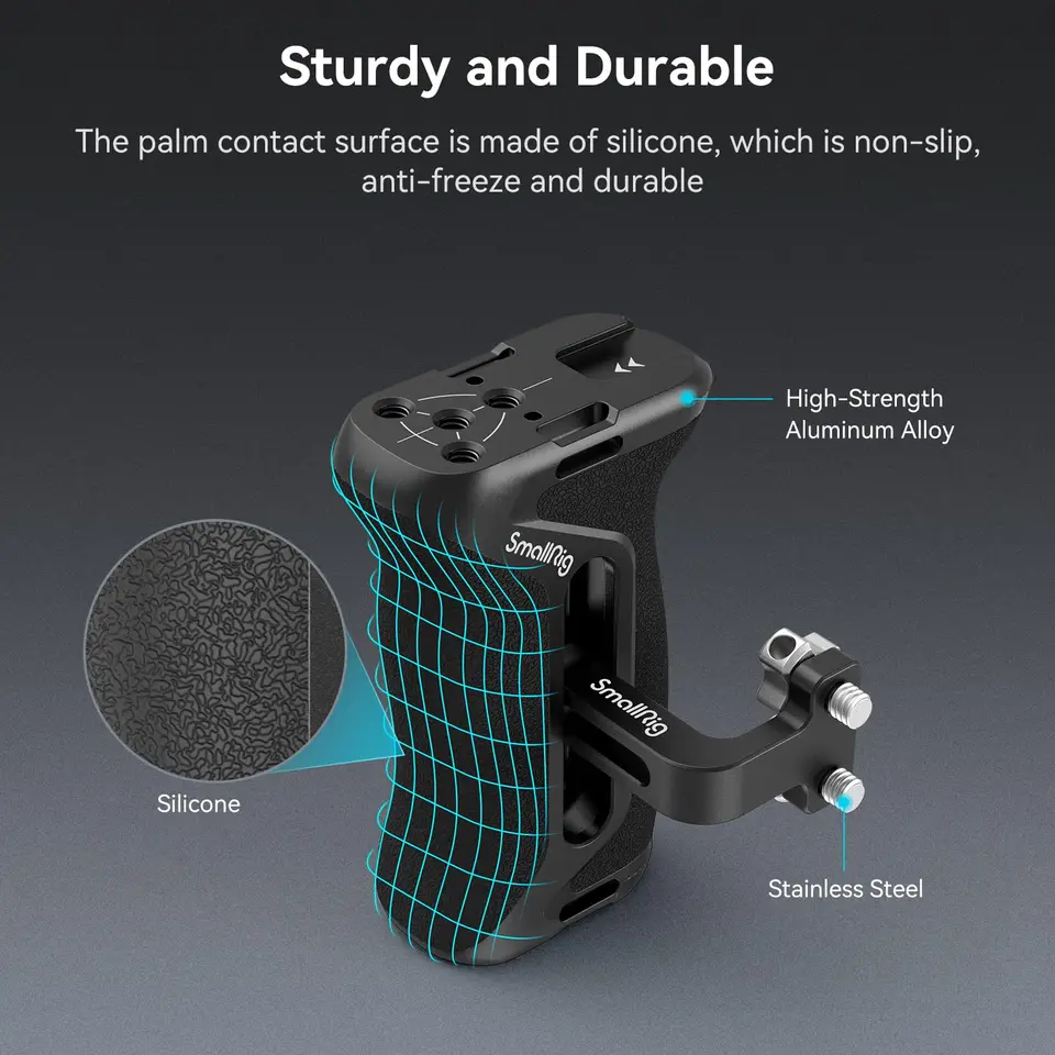 SMALLRIG ユニバーサルアルミサイドハンドルグリップ デジタル一眼レフカメラケージ用