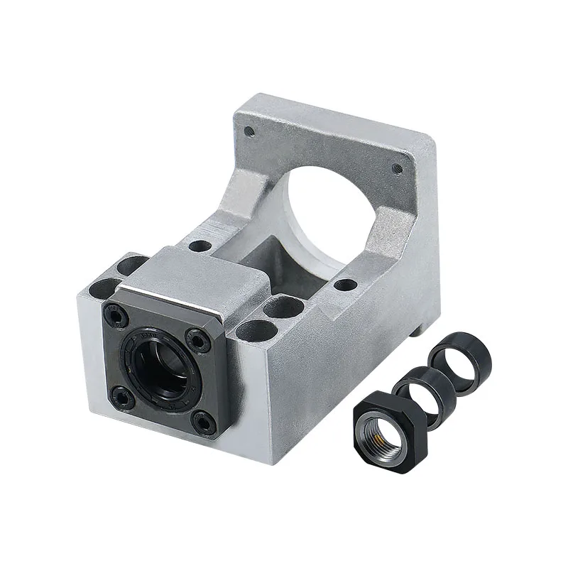 Motor Mounting Bracket HM12-57 Aluminum Stepper Motor Seat Support Ballscrew SFU16 And Nema23 Engines Integrated Motor Bracket