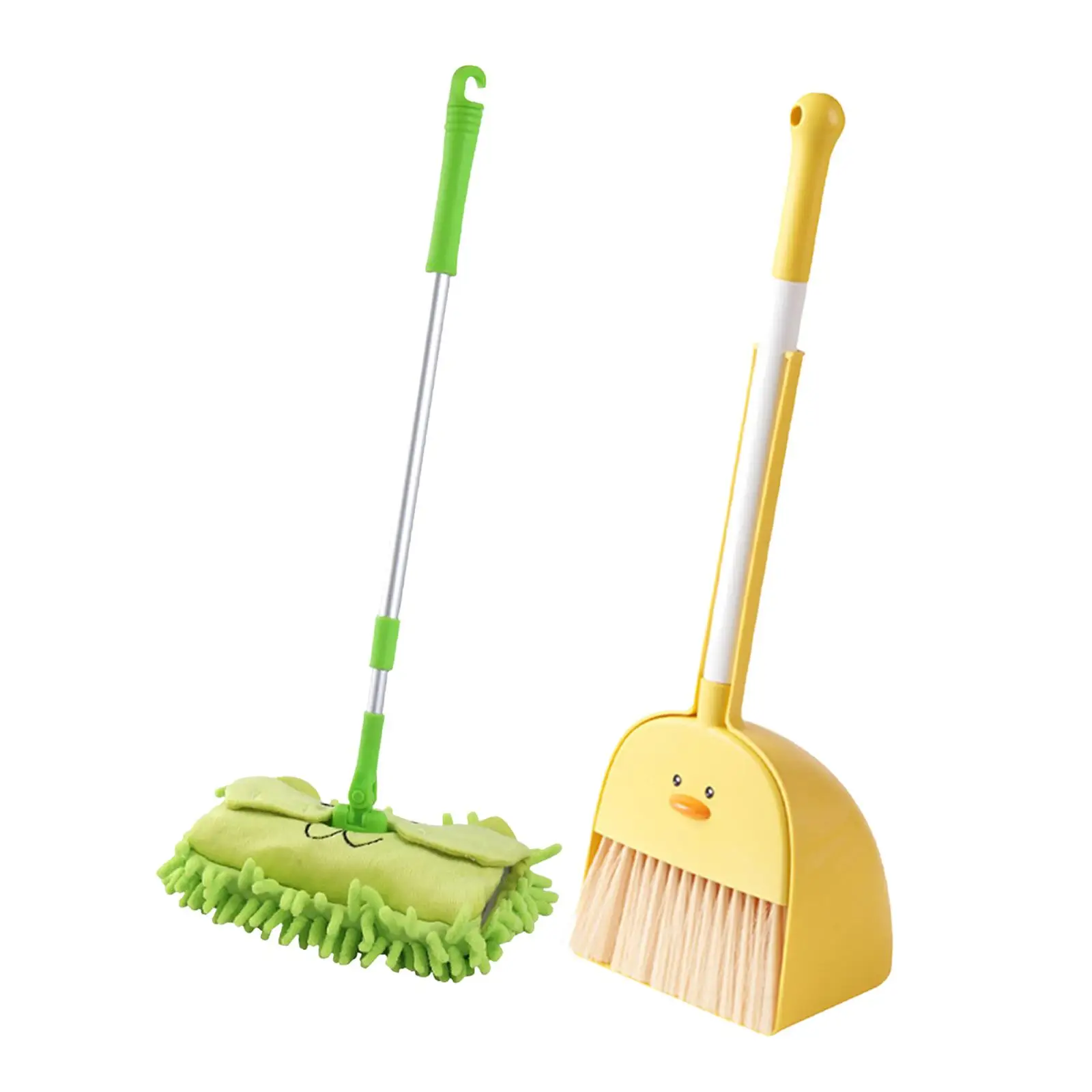 Mini Broom with Dustpan Mop for Kids Cartoon Holiday Gifts Kids Cleaning Toy Set 3