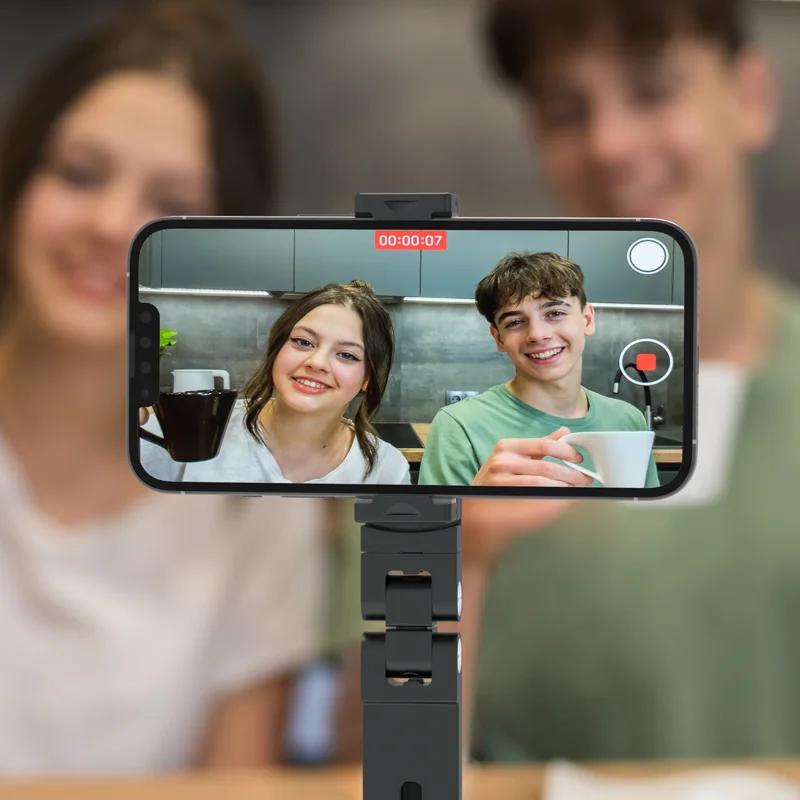 Airplane Phone Holder Adjustable Magnetic Phone Stand for Travel Selfie Rotating Desk Clamp Portable Foldable Universal Mount