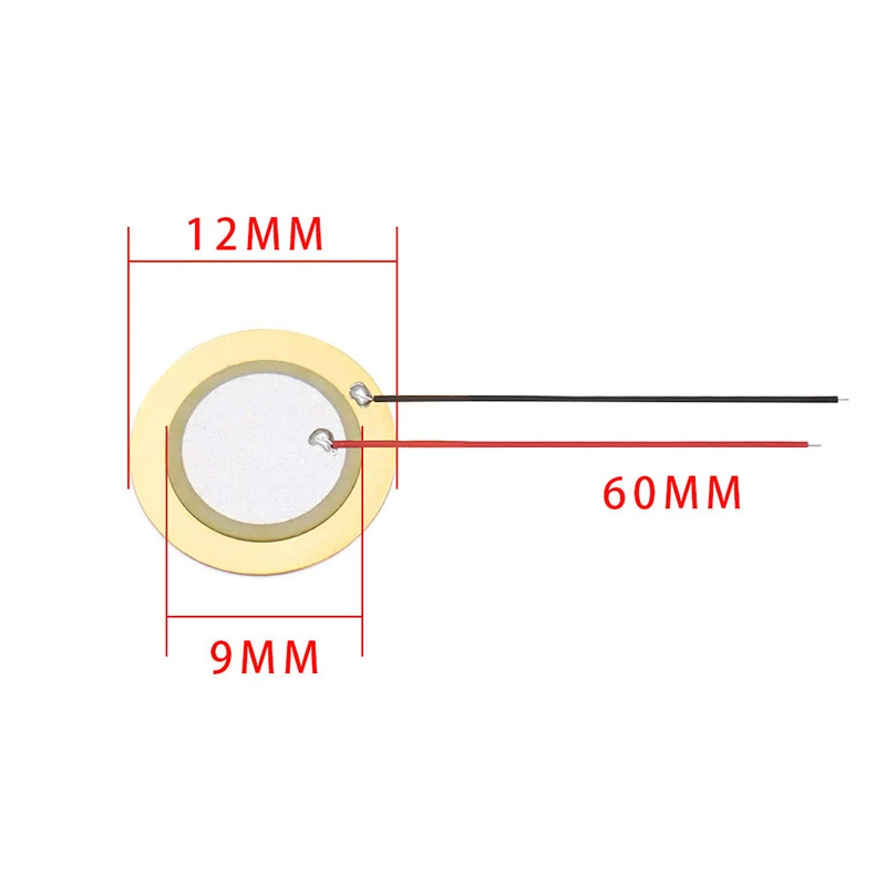 10 Pcs Assorted Piezoelectric Ceramic Sounder Sensor Set