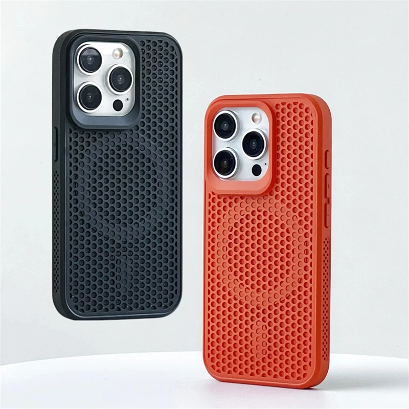 Ultra Thin Heat Dissipation Magnetic Matte Shockproof Case - Mesh Design, Hard PC Cover