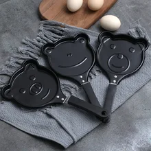 

Cartoon Mini Heart Omelette Pan Breakfast Poached Egg Pan Non-stick Egg Mould Love Fried Egg Mould DIY Omelette Kitchen Tools