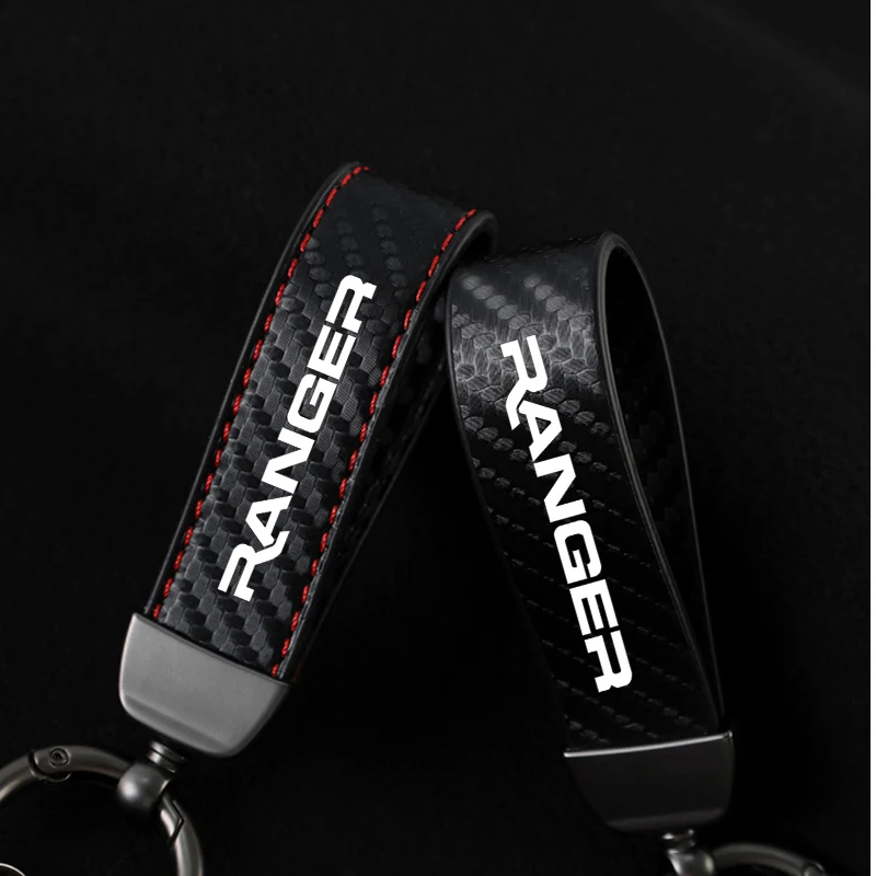 Car Keychain Horseshoe Buckle Jewelry for Ford Ranger T5 T6