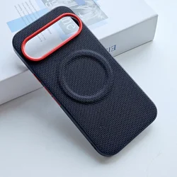 Magnetic Ring Protective Case with Red Circle Lens Guard - Slim Heightened Design - Google Pixel 10 Pro (Black)