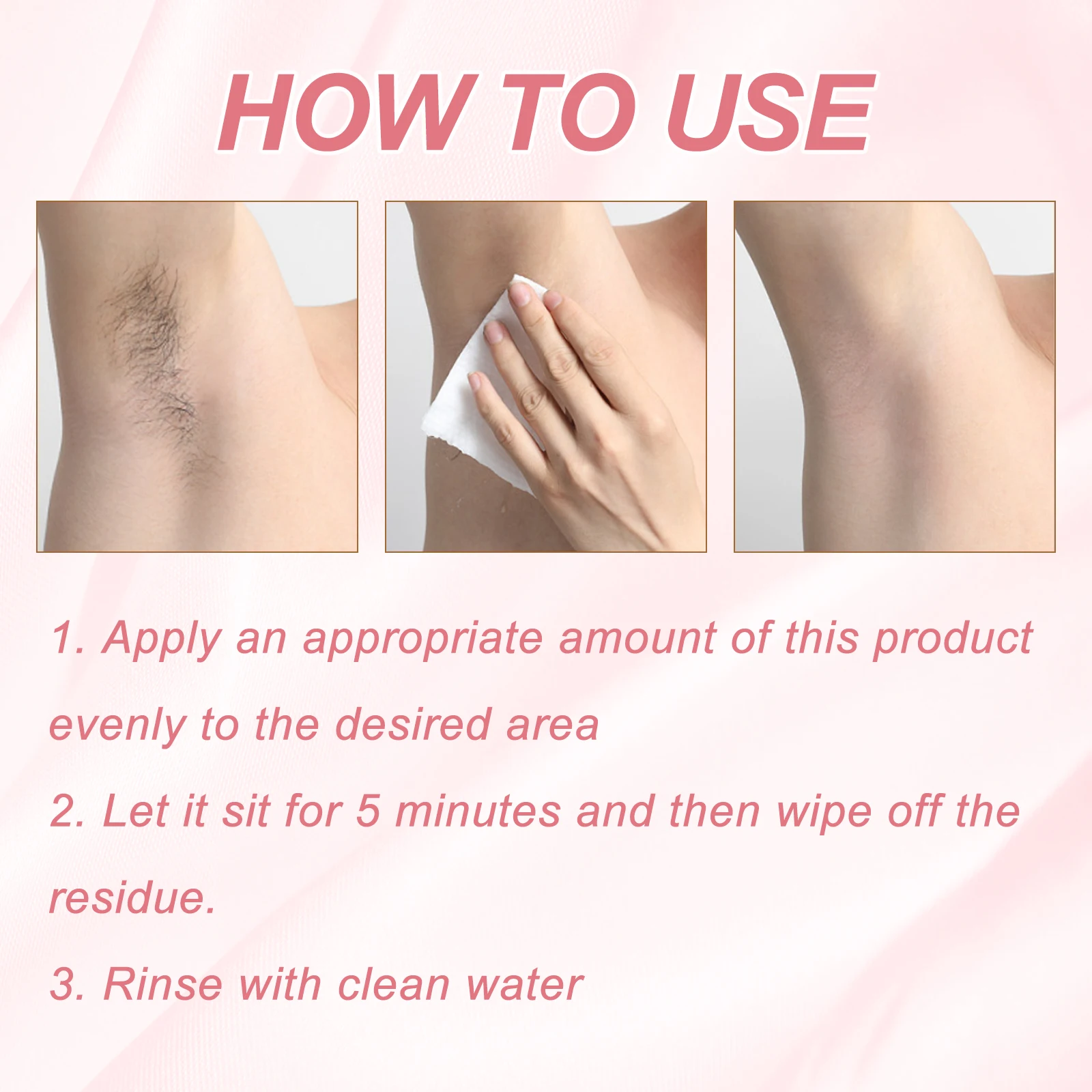 Gentle Moisturising Honey Hair Removal Cream For Smooth Skin_voghion.com
