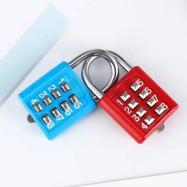 EGFirtor Smart Password Code Combination Padlock Suitcase For Luggage Travel Code Smart Lock Code Keyed Anti-thieft Lock 4