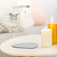Candle Spinner New Carousel Candle Holder Carousel Candle Spinner for Wedding Party Christmas Festival Home Office Decor 3