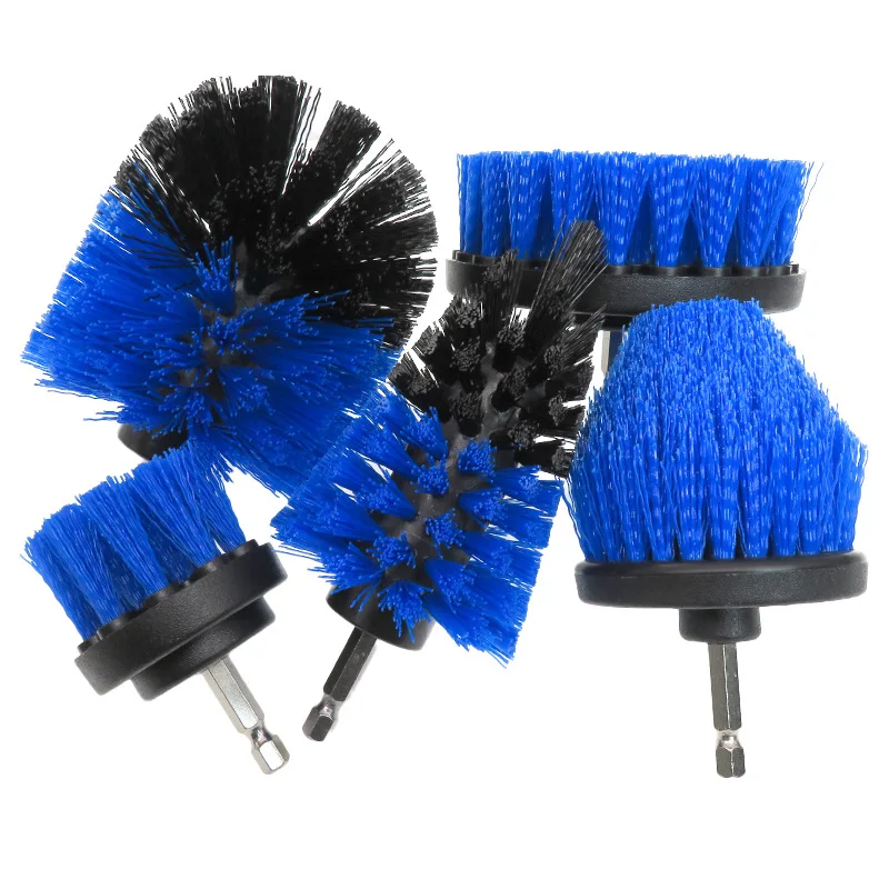 Edge Brush, 2in Long, and Mini Original all in Medium Stiffness Blue - Pool  Cleaning Kit | B-EMS-2L-QC-DB