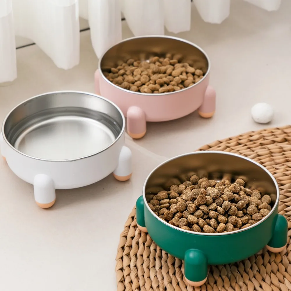 

1PC Anti-overturning Removable Neck Protection Anti-slip Dog Food Bowl Cat Feeder Dish Dog Food Container Cat Water Bowl