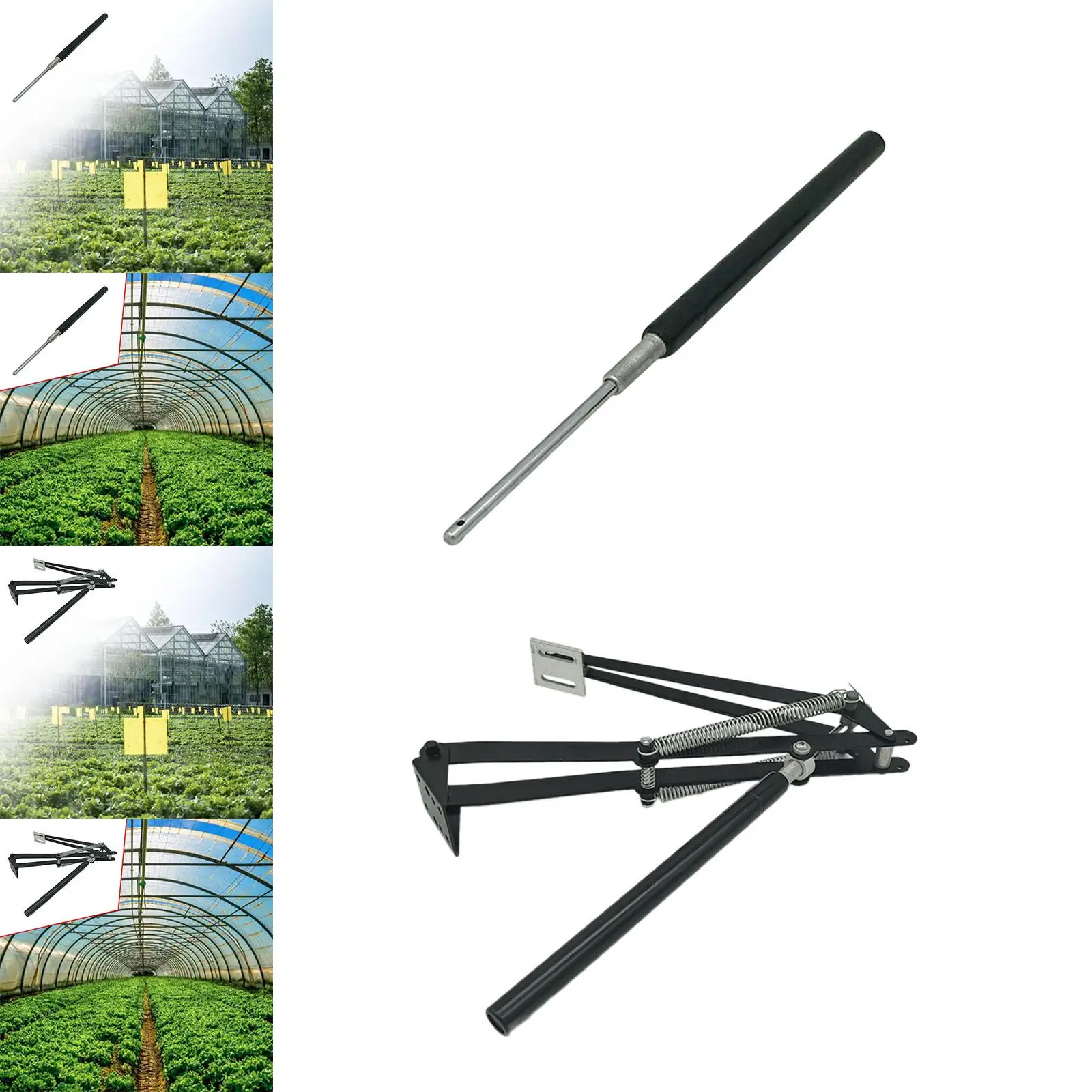 Greenhouse Window Opener Temperature Controlled Sturdy Uses Solar Energy Auto Window Opener for Planting Agricultural Breeding