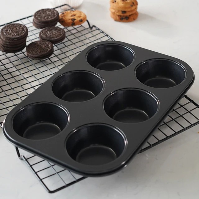 Muffin Pan 12 Cupcake Pan Nonstick Carbon Steel Brownie Bakeware