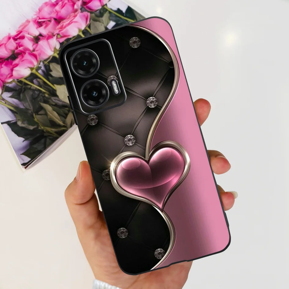Cute Cartoon Cat Butterfly Soft Silicone Bumper Protective Phone Case