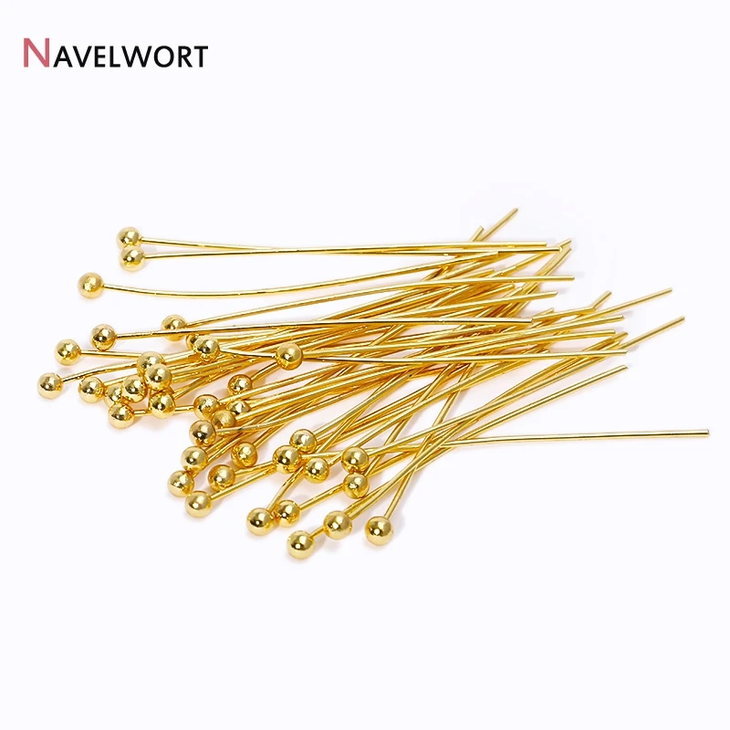 Bronze Earrings CHGCRAFT About 235Pcs Brass Ball Metal End