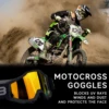 Motocross Goggles UV400 Motorcycle Glasses MX Cycling Sunglasses Adult Riding Glasses ATV Children Helmet Goggles 6