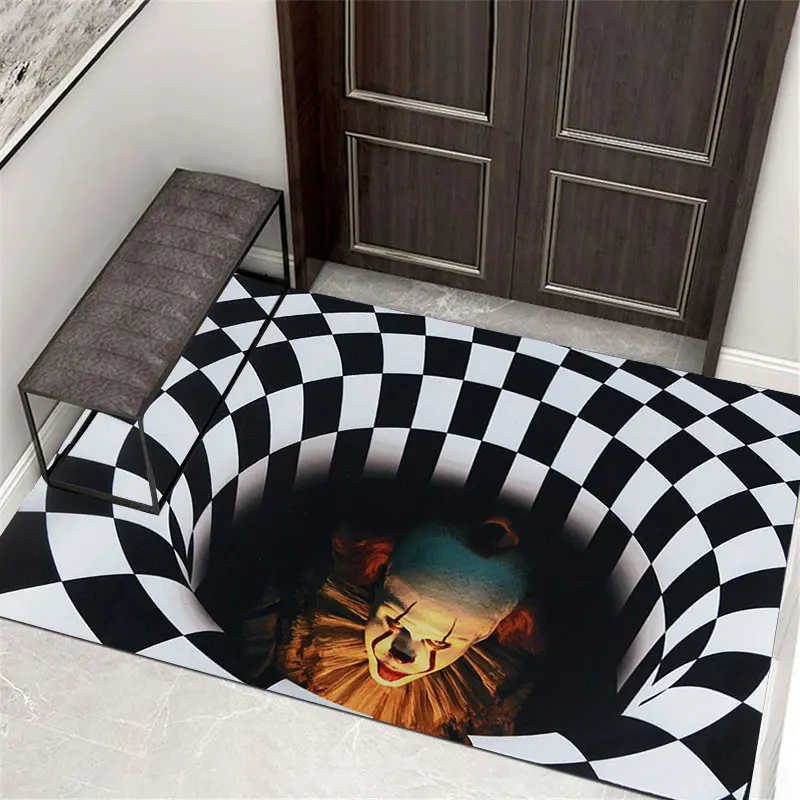 3D Halloween Clown DoorMat 1 | 3D Halloween Clown DoorMat 1