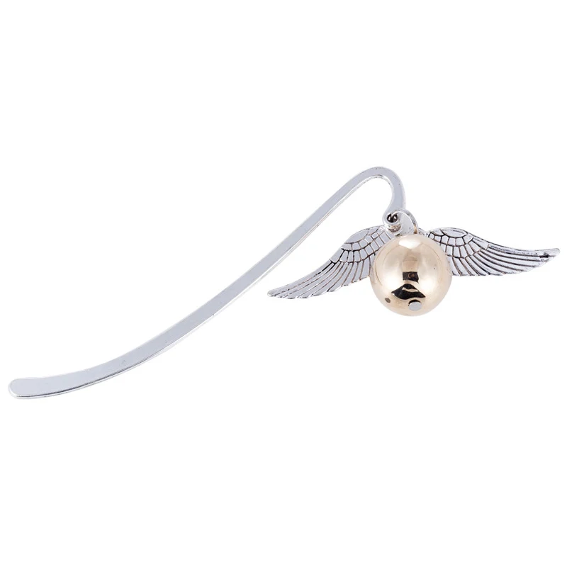 

Bookmarks For books Retro Wing Snitch Metal Bookmark Binder Index Divider Reader