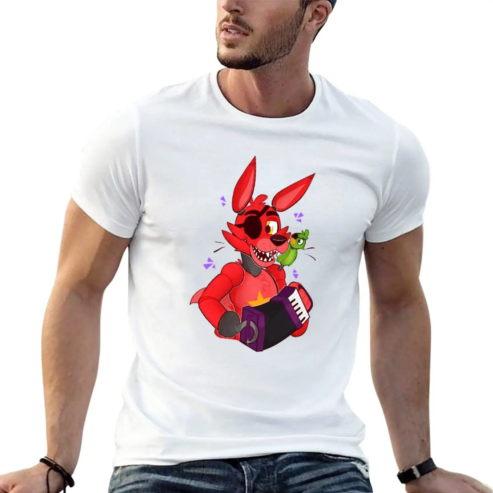 Rockstar Foxy - Me Bird Like Ya' T-Shirt Blanks Funnys For A Boy T-Shirt Uomo