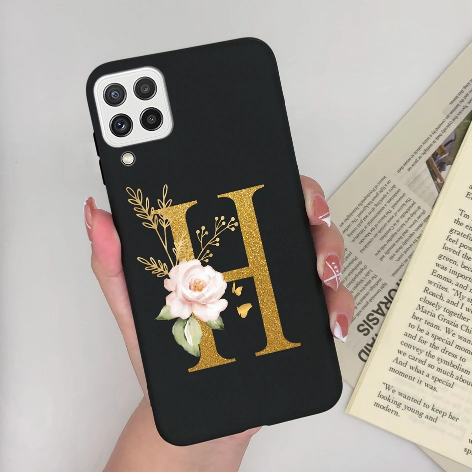Luxury Pink Silicone Soft TPU Phone Case - Protective Back Cover with A-Z Letters