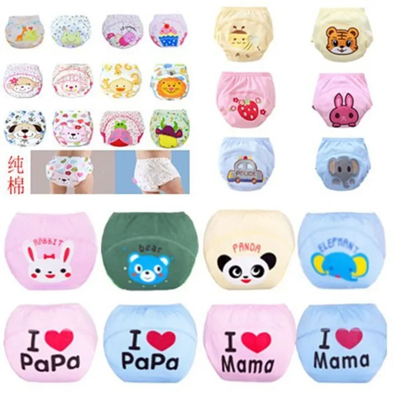 20PC/Lot Diapers Baby Diaper Children's Underwear Reusable Nappies Training Pants Panties for Toilet Training