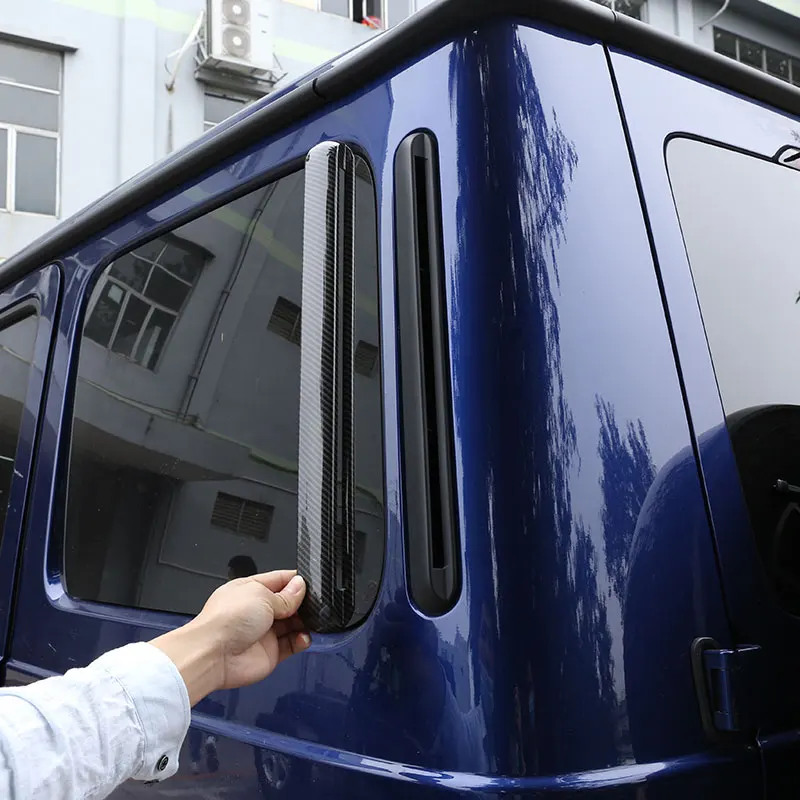 

Для Mercedes Benz G Class W463 W464 2004-2022 украшение для кузова автомобиля задняя сторона вентиляции декоративная отделка наклейки для крышки автомобильные аксессуары