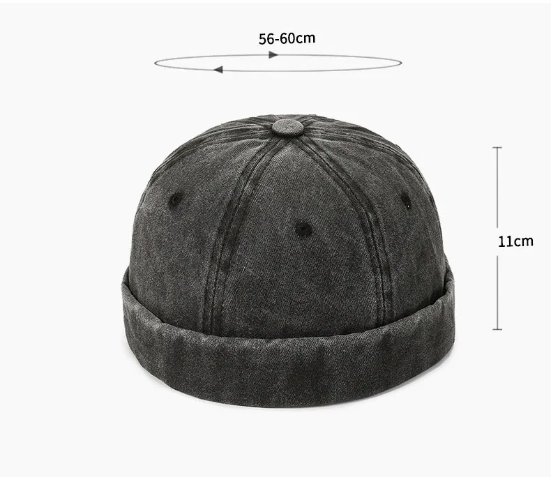Street-Style Soft-Top Washed Hip-Hop Kappe - Unisex & Vielseitiger Bauernhut – Detail 2