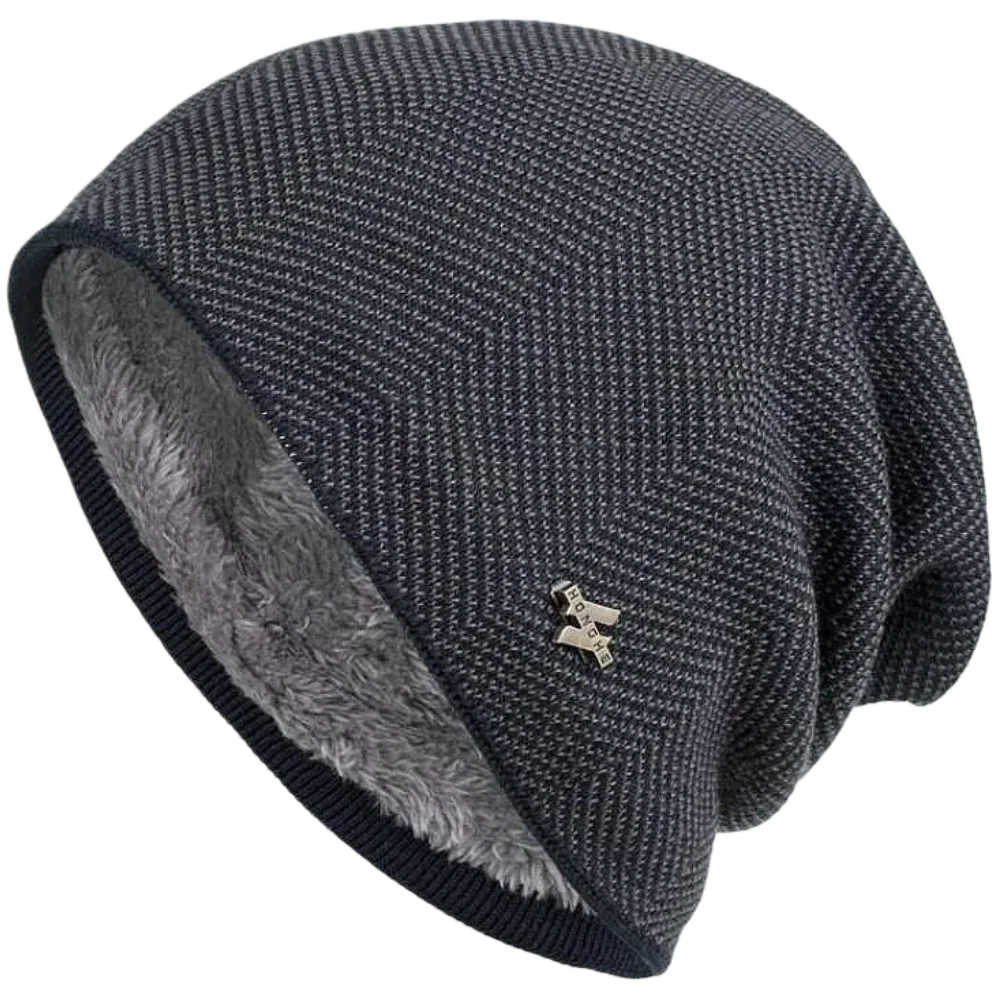 Hot Sale Unisex Featured Warm Winter Hat Fashion Chic Beanie Hats For Men & Women Thick Outdoor Knitted Hats