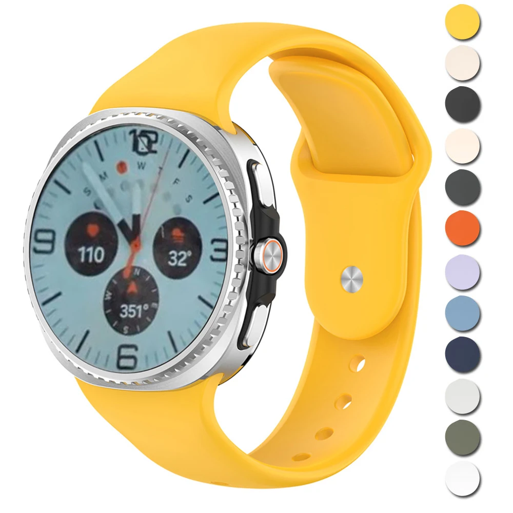 Premium Silicone Watchband with Hidden Buckle