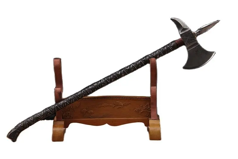 Exclusive of Qiankun Axes Collectible Wushu Kungfu Axe Outdoor EDC Hunting