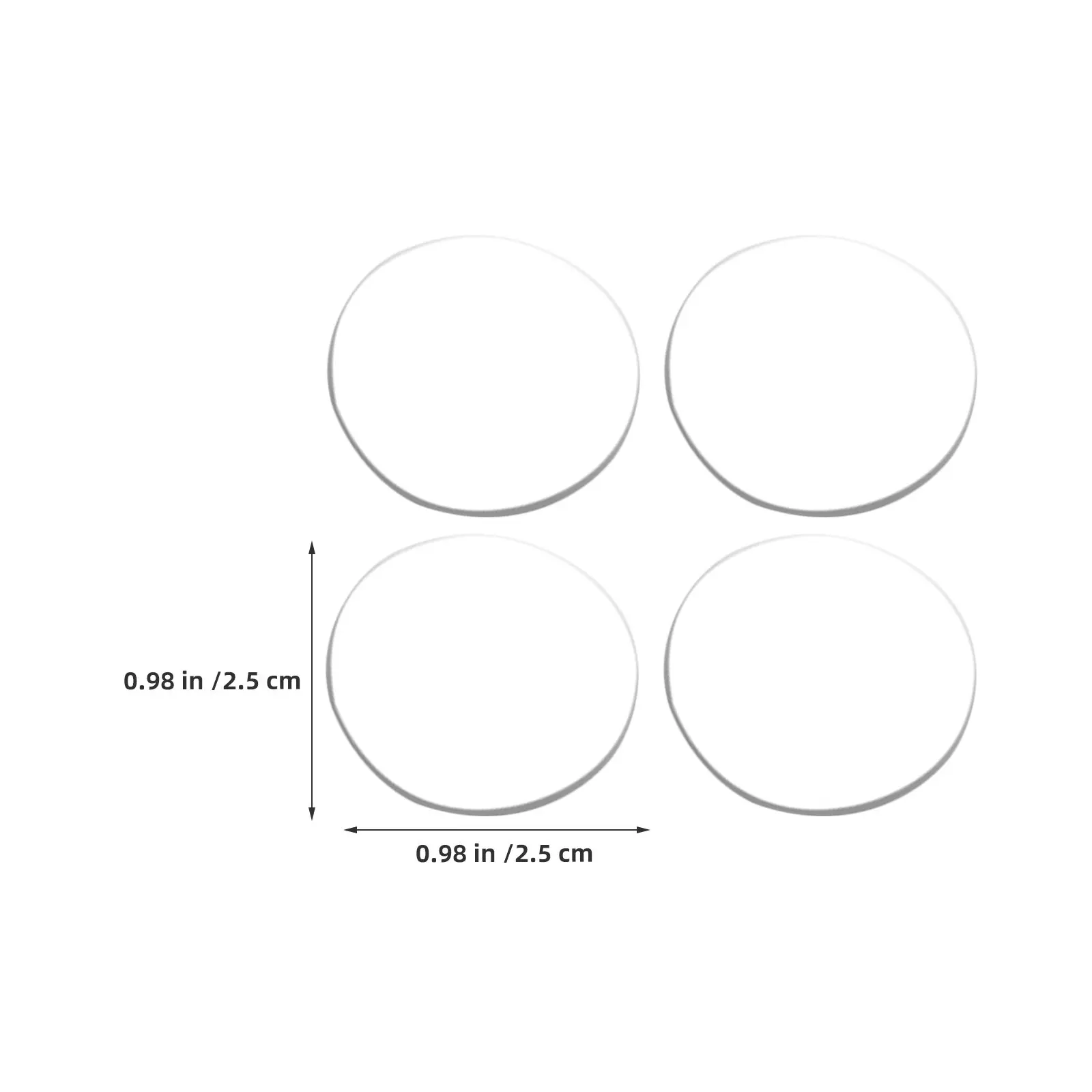 140Pcs 양면 접착 도트 투명 25Mm 방수 장착 테이프 사진 포스터 벽 카펫용 탈착식 도트